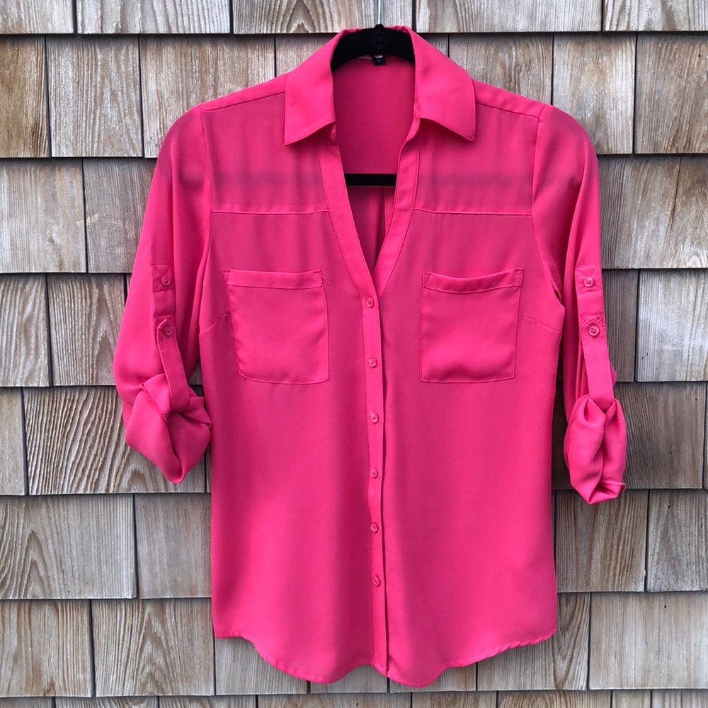Express | Watermelon Pink Blouse